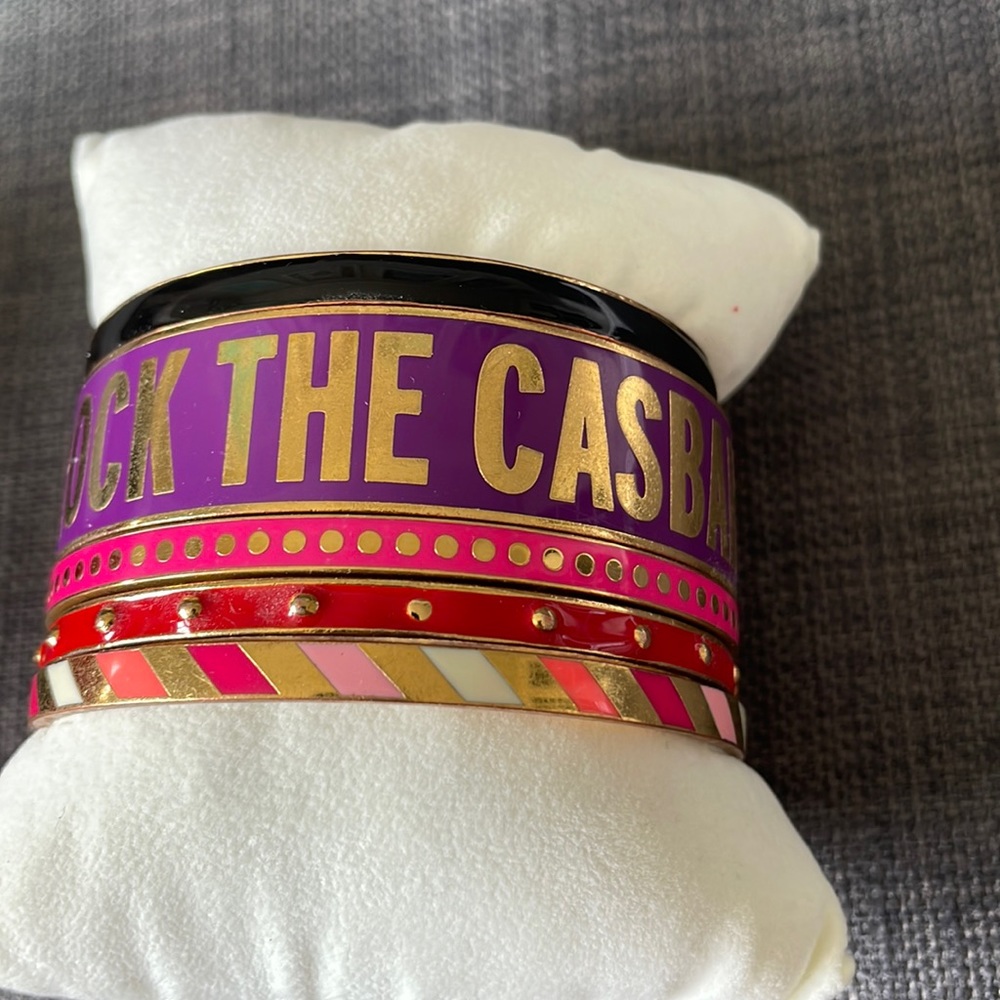 Set of 5 Kate spade bangles